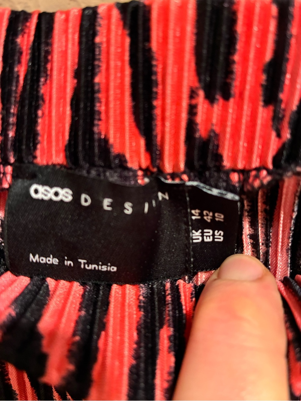 ASOS Animal Flair-Pattern Flared Pants - Picture 3 of 4